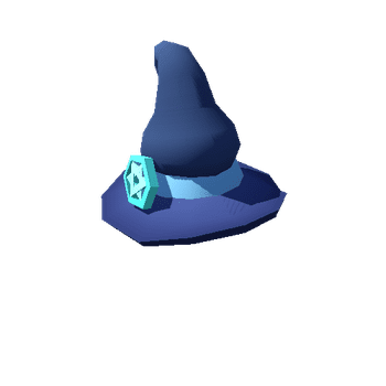 Wizard Hat 01 Blue